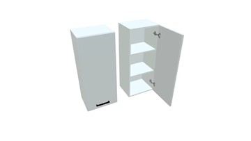 Кухонный шкаф В9 40, Белое гладкое Ламарти/Белый в Омске