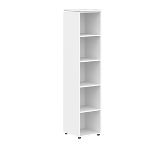Высокий шкаф колонна MORRIS Дуб Базель/Белый MHC 42 (429х423х1956) в Омске