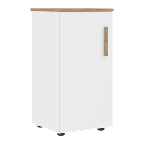 Низкий шкаф колонна с глухой дверью левой FORTA Белый-Дуб Гамильтон FLC 40.1 (L) (399х404х801) в Омске