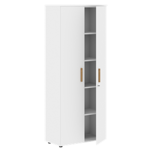 Широкий шкаф высокий FORTA Белый FHC 80.1(Z) (798х404х1965) в Омске