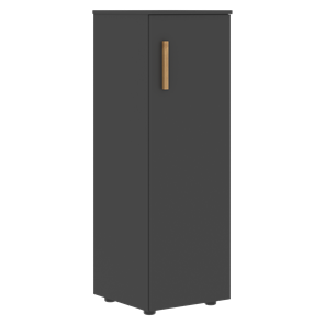 Средний шкаф колонна с правой дверью FORTA Черный Графит  FMC 40.1 (R) (399х404х801) в Омске