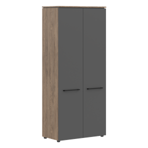 Шкаф гардероб с глухими дверьми MORRIS TREND Антрацит/Кария Пальмира MCW 85 (854х423х1956) в Омске