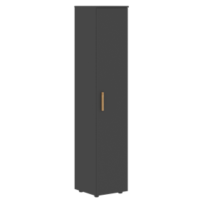 Высокий шкаф с глухой дверью колонна FORTA Черный Графит  FHC 40.1 (L/R) (399х404х1965) в Омске