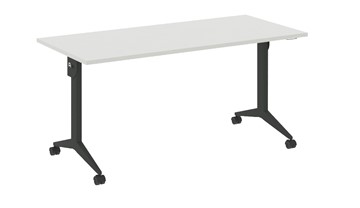 Складной мобильный стол X.M-4.7, Металл антрацит/Белый бриллиант в Омске