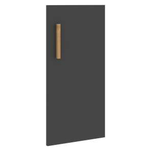 Дверь для шкафа низкая правая FORTA Черный Графит FLD 40-1(R) (396х18х766) в Омске