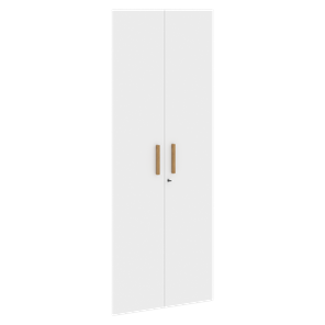Двери для шкафов высокие с замком FORTA Белый FHD 40-2(Z)  (794х18х1932) в Омске