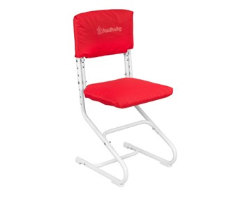 Чехлы на спинку и сиденье стула СУТ.01.040-01 Красный, ткань Оксфорд в Омске