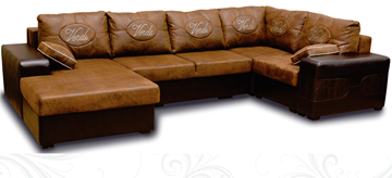 П-образный диван Плаза 405х210 в Омске