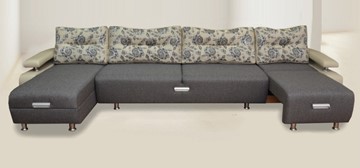 П-образный диван Престиж-15 микс в Омске - предосмотр 1