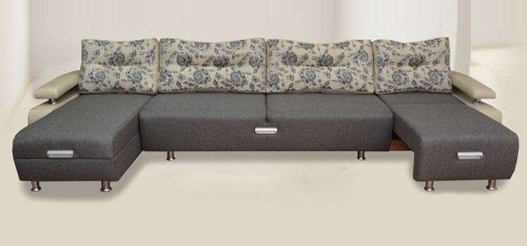 П-образный диван Престиж-15 микс в Омске - изображение 1