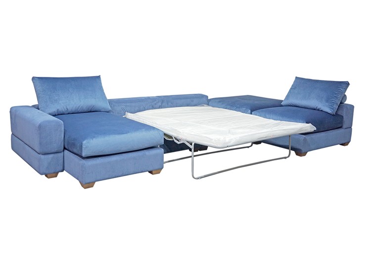 П-образный диван V-10-M П (П1+Д4+Д2+УС+ПС), Memory foam в Омске - изображение 1