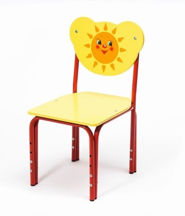 Детский растущий стул Солнышко (Кузя-СОЛ(1-3)ЖКр) в Омске - изображение