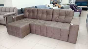 Угловой диван с оттоманкой Реал ДУ Graund 03 велюр в Омске