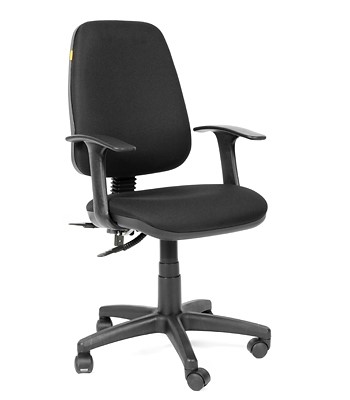 Кресло офисное CHAIRMAN 661 Ткань стандарт 15-21 черная в Омске - изображение