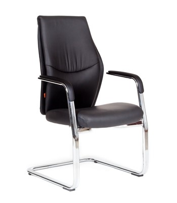 Офисное кресло CHAIRMAN Vista V Экокожа премиум черная в Омске - изображение